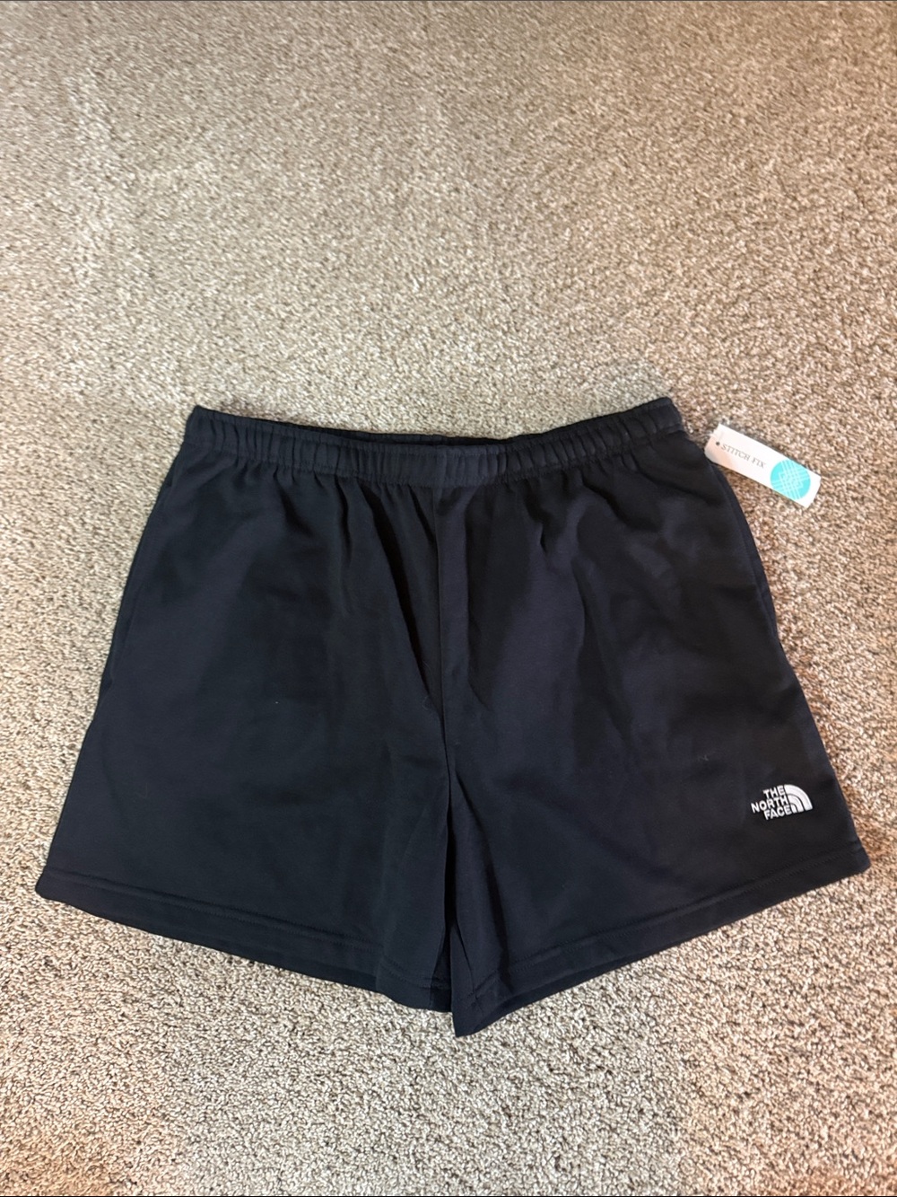 The North Face Women's Black Athletic Shorts with Logo